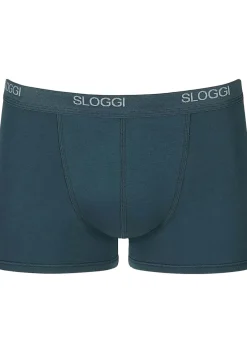 Sloggi Men Basic Short, heren boxershort korte pijp (1-pack), nachtblauw