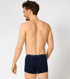 Sloggi Men Basic Short, heren boxershort korte pijp (1-pack), nachtblauw