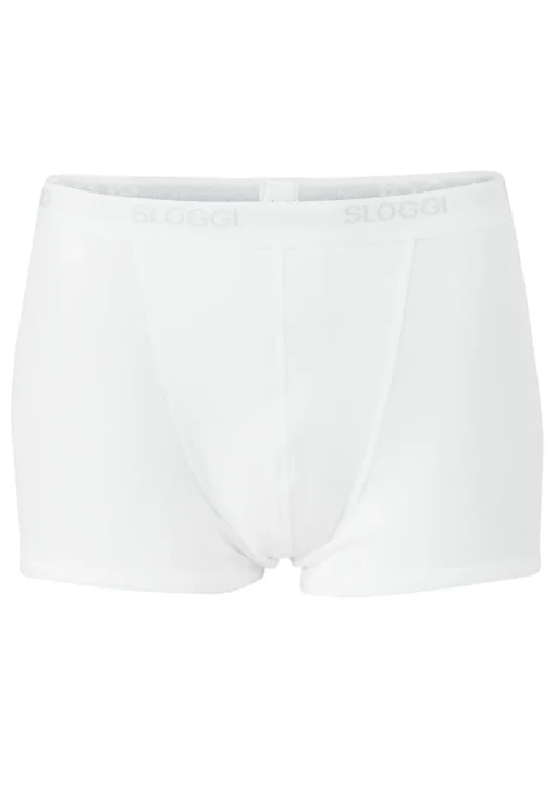 Sloggi Men Basic Short, heren boxers (2-pack), wit