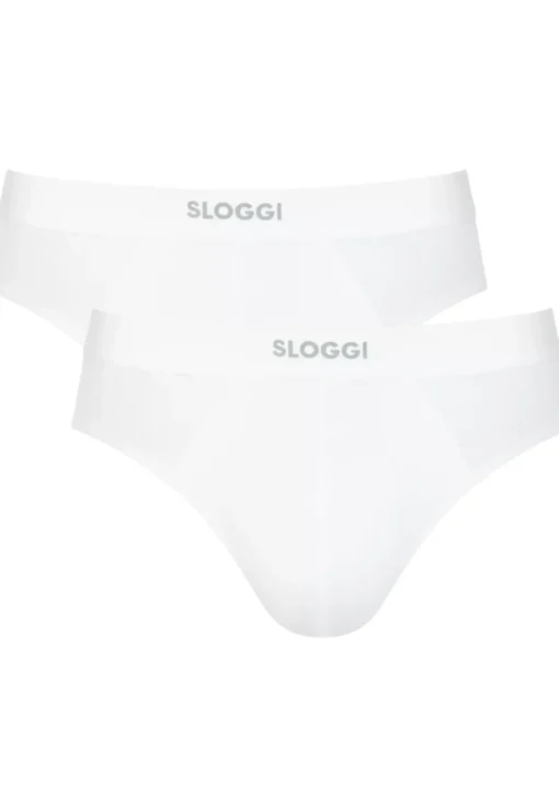 Sloggi Men EVER Ease Brief, heren slip (2-pack), wit