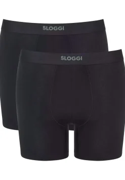 Sloggi Men EVER Ease Short, heren boxershort korte pijp (2-pack), zwart