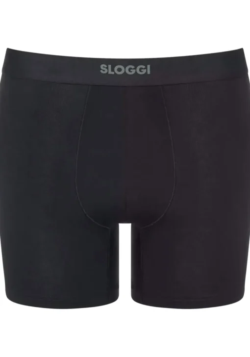 Sloggi Men EVER Ease Short, heren boxershort korte pijp (2-pack), zwart