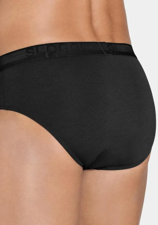 Sloggi Men EVERNEW Midi, heren slip (1-pack), zwart