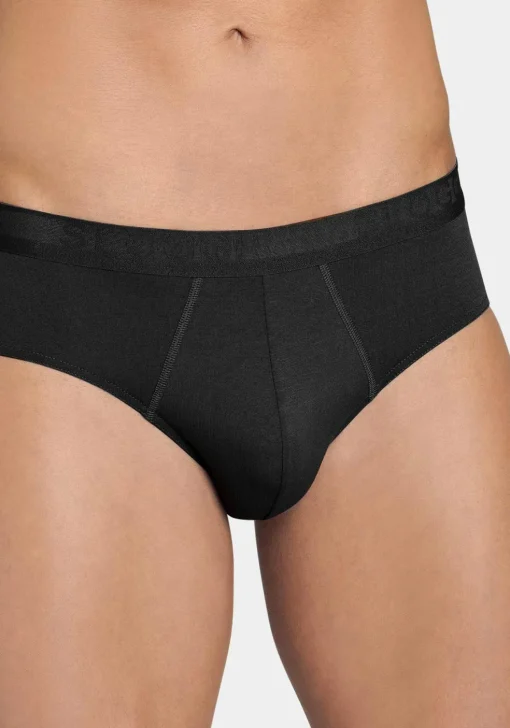 Sloggi Men EVERNEW Midi, heren slip (1-pack), zwart