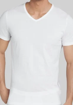 Sloggi Men EVERNEW V-Neck, heren T-shirt (1-pack), wit