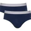 Sloggi Men GO ABC 2.0 Brief, heren slip (2-pack), kobalt- en donkerblauw