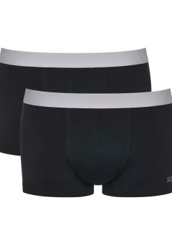 Sloggi Men GO ABC 2.0 Hipster, heren boxershort korte pijp (2-pack), zwart