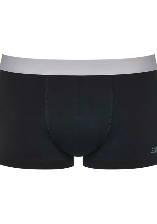 Sloggi Men GO ABC 2.0 Hipster, heren boxershort korte pijp (2-pack), zwart