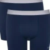 Sloggi Men GO ABC 2.0 Short, heren boxershort korte pijp (2-pack), kobalt- en donkerblauw