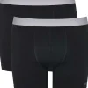 Sloggi Men GO ABC 2.0 Short, heren boxershort korte pijp (2-pack), zwart
