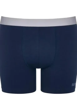Sloggi Men GO ABC 2.0 Short, heren boxershort korte pijp (2-pack), kobalt- en donkerblauw