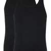 Sloggi Men GO ABC 2.0 Tank Top, heren mouwloos T-shirt (2-pack), zwart