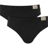 Sloggi Men GO Natural Brief, heren slip met smalle zijkanten (2-pack), zwart