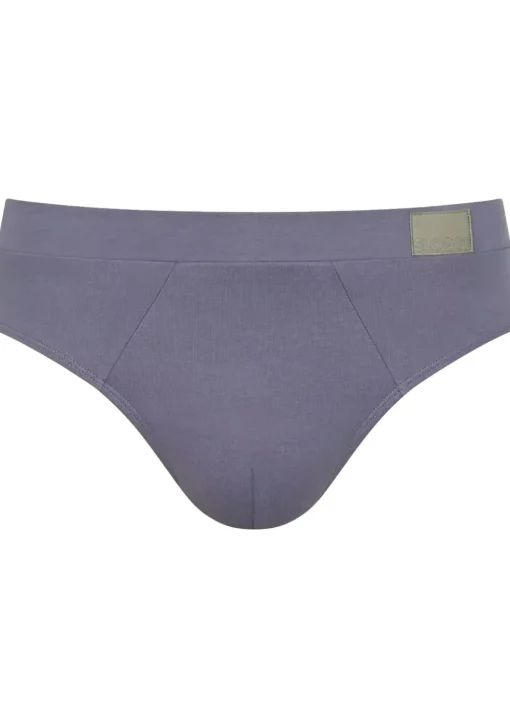 Sloggi Men GO Natural Brief, heren slip (2-pack), licht- en donkerblauw