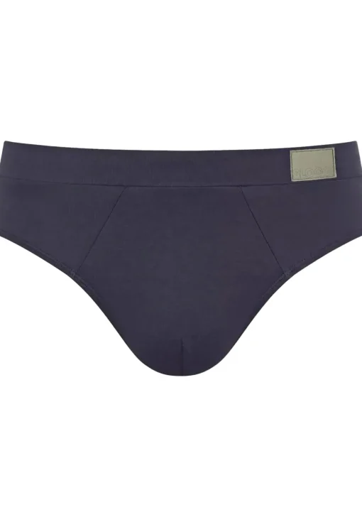 Sloggi Men GO Natural Brief, heren slip (2-pack), licht- en donkerblauw