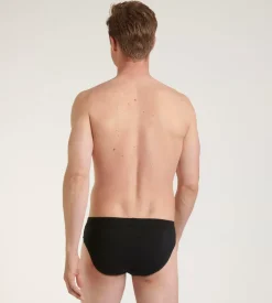 Sloggi Men GO Natural Brief, heren slip met smalle zijkanten (2-pack), zwart