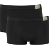Sloggi Men GO Natural Hipster, heren boxershort korte pijp (2-pack), zwart