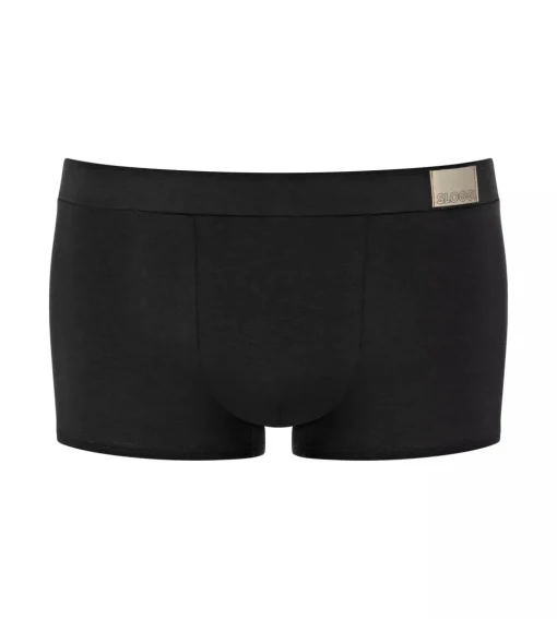 Sloggi Men GO Natural Hipster, heren boxershort korte pijp (2-pack), zwart