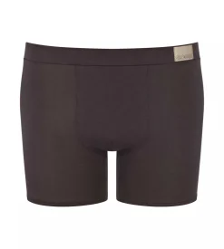 Sloggi Men GO Natural Short, heren boxershort korte pijp (2-pack), bruin en olijfgroen