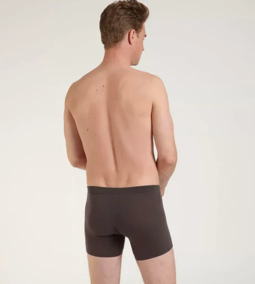 Sloggi Men GO Natural Short, heren boxershort korte pijp (2-pack), bruin en olijfgroen