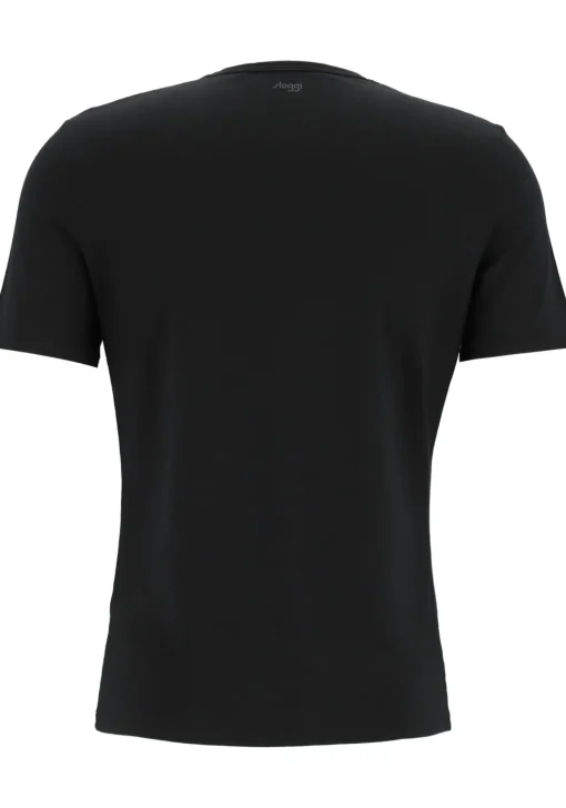 Sloggi Men GO Shirt V-Neck Regular Fit, heren T-shirt (1-pack), zwart