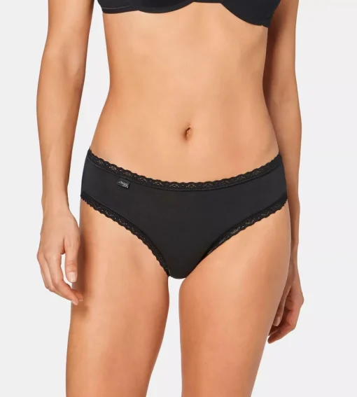 Sloggi Women 24/7 Weekend Hipster (3-pack), dames slip, zwart