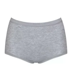 Sloggi Women Basic+ Maxi (4-pack), dames slip, wit, beige, zwart, grijs
