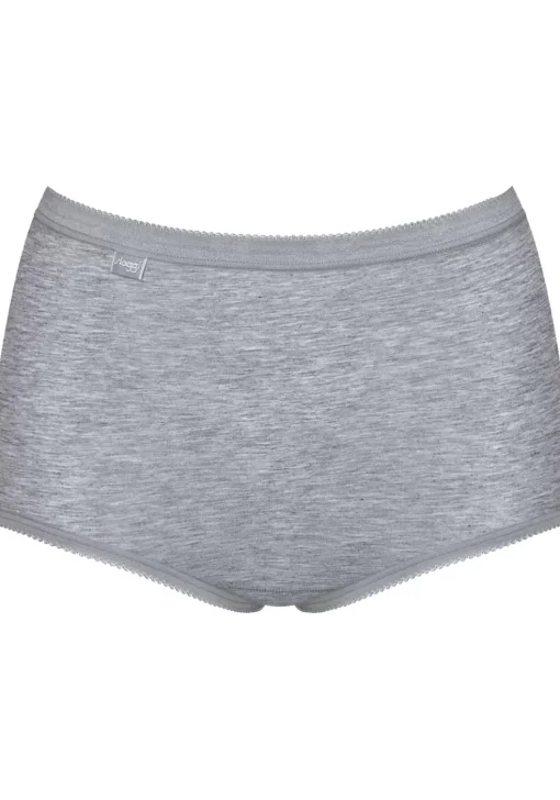 Sloggi Women Basic+ Maxi (3-pack), dames slip, wit, donkerblauw, grijs