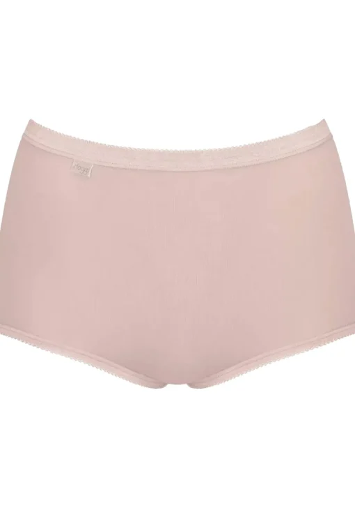 Sloggi Women Basic+ Maxi (3-pack), dames slip, wit, roze, paars