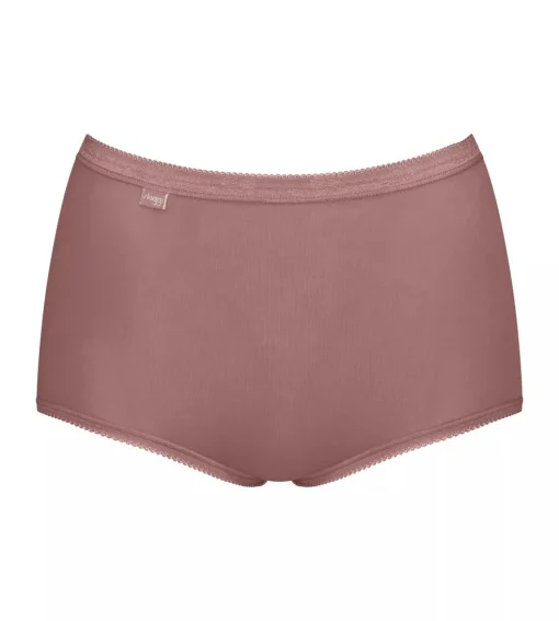 Sloggi Women Basic+ Maxi (4-pack), dames slip, wit, beige, zwart, grijs