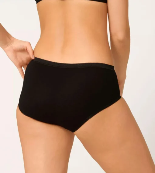 Sloggi Women Basic+ Midi (1-pack), dames slip, zwart