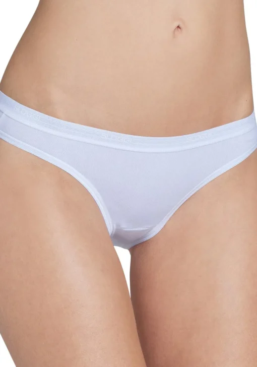 Sloggi Women Basic Mini, dames mini slip (4-Pack), wit