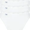 Sloggi Women Basic Tai, dames tai slip (4-Pack), wit