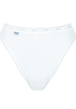 Sloggi Women Basic Tai, dames tai slip (4-Pack), wit