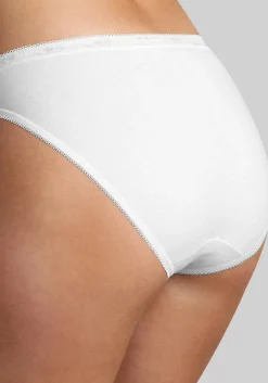 Sloggi Women Basic Tai, dames tai slip (4-Pack), wit