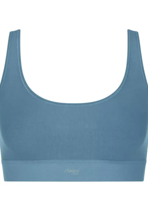 Sloggi Women EVER Ease Top, bralette, middenblauw