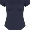 Sloggi Women EVER Infused Aloe St Sleeve Body, body, donkerblauw