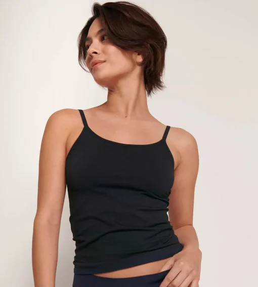 Sloggi Women EVER Infused Aloe Shirt (1-pack), dames singlet, zwart