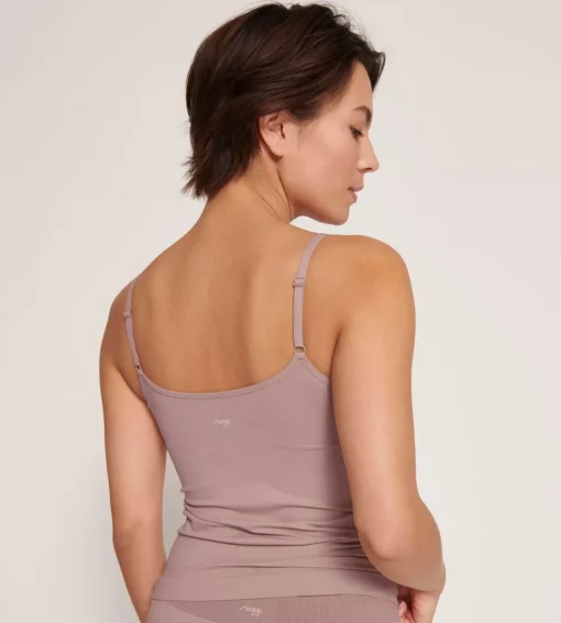 Sloggi Women EVER Infused Aloe Shirt (1-pack), dames singlet, mauve