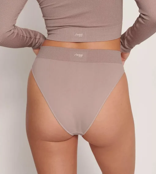 Sloggi Women EVER Infused Aloe High leg (1-pack), dames slip, mauve