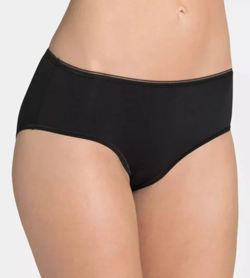 Sloggi Women Feel Sensational Midi (1-pack), dames slip, zwart