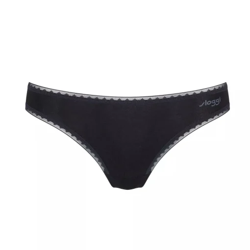 Sloggi Women GO Brazil (2-pack), dames slip, zwart