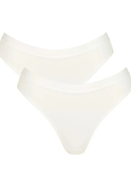 Sloggi Women GO Casual High leg (2-pack), dames slip, wit