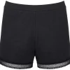 Sloggi Women GO Ribbed Short (1-pack), dames boxer, zwart