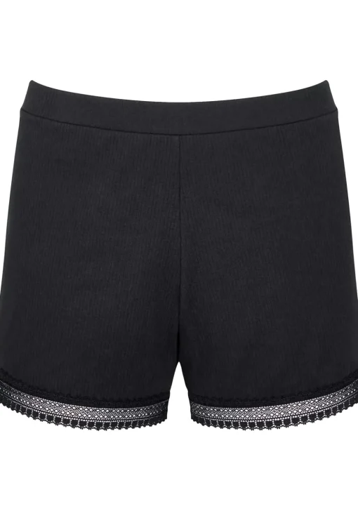 Sloggi Women GO Ribbed Short (1-pack), dames boxer, zwart