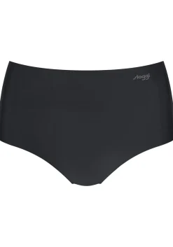 Sloggi Women ZERO Feel Maxi EX, onzichtbare hoge dames slip, zwart
