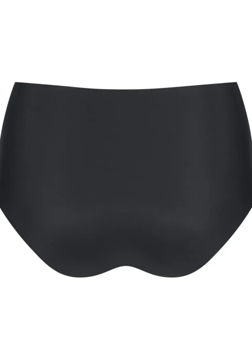 Sloggi Women ZERO Feel Maxi EX, onzichtbare hoge dames slip, zwart
