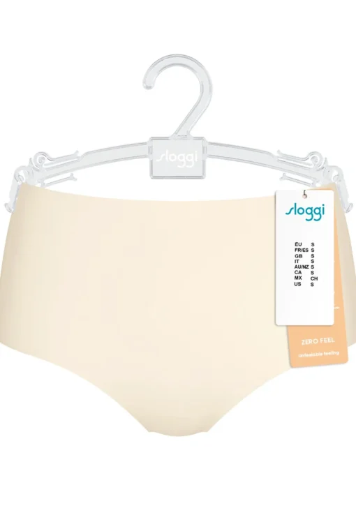 Sloggi Women ZERO Feel Maxi EX, onzichtbare hoge dames slip, off white