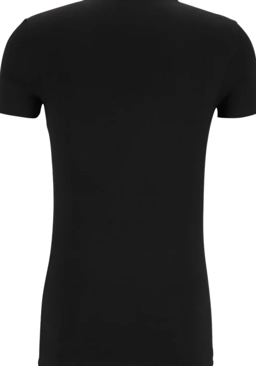 TEN CATE Basics men bamboo viscose T-shirt (1-pack), heren T-shirt O-hals, zwart