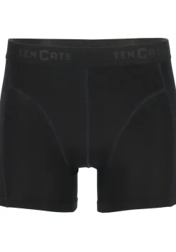 TEN CATE Basics men bamboo viscose shorts (4-pack), heren boxers normale lengte, zwart, blauw en grijs